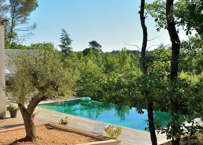 Sous Les oliviers - Piscine chauffée à débordement - Charming
